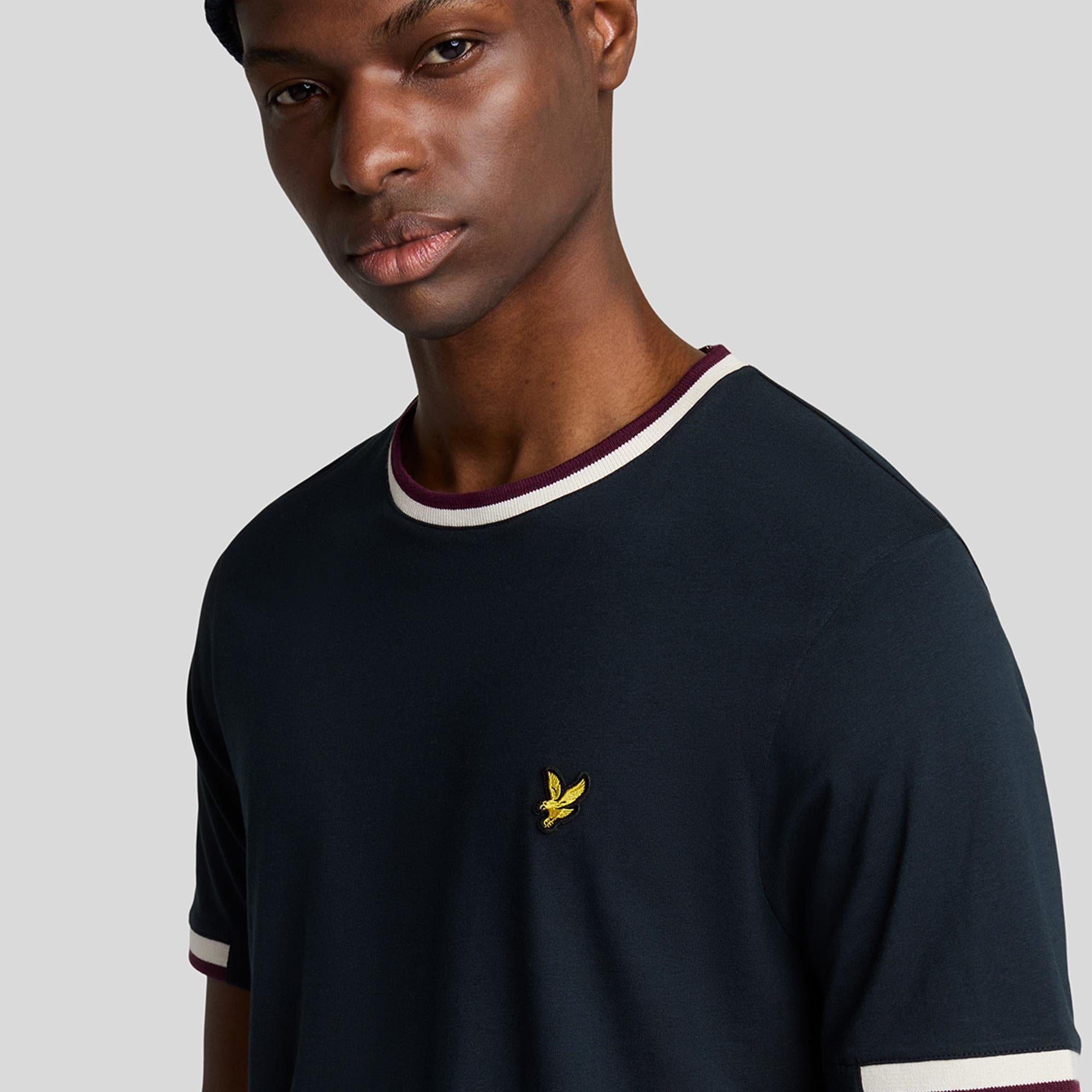 Lyle & Scott Half Tipped T-Shirt Dark Navy